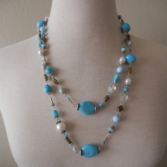 Amrita Singh Jewelry - Amrita Singh Necklace precious stones/pearls